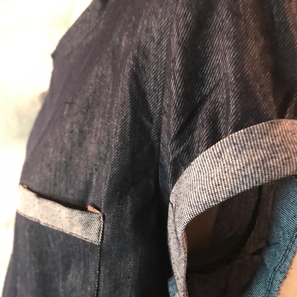 Yado sz XLg Denim Romper - Picture 6 of 8